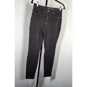 INC Denim Women's Madison Skinny Black Dark Wash Jeans-SZ 4/27